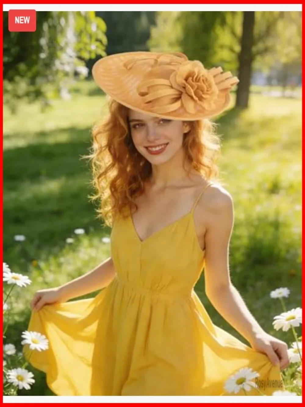 Elegant Women's Fascinator Hat with Flower Mesh Feathers for Wedding Derby